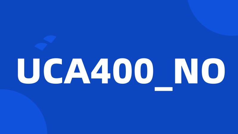 UCA400_NO