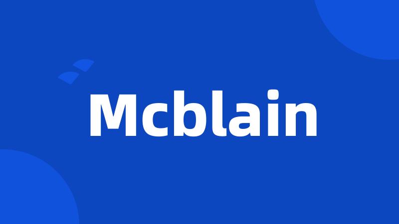 Mcblain