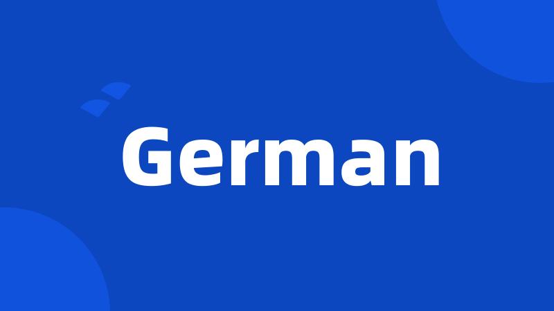 German