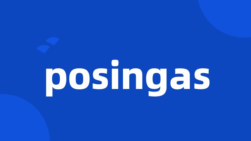 posingas