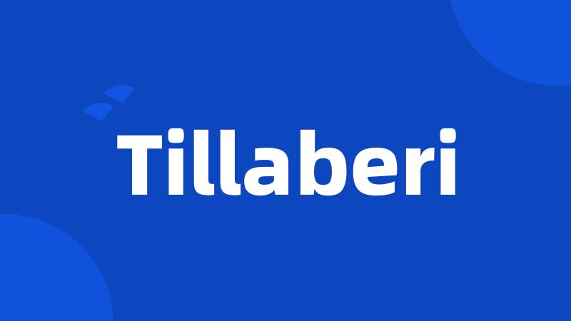 Tillaberi