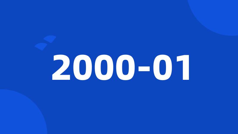 2000-01