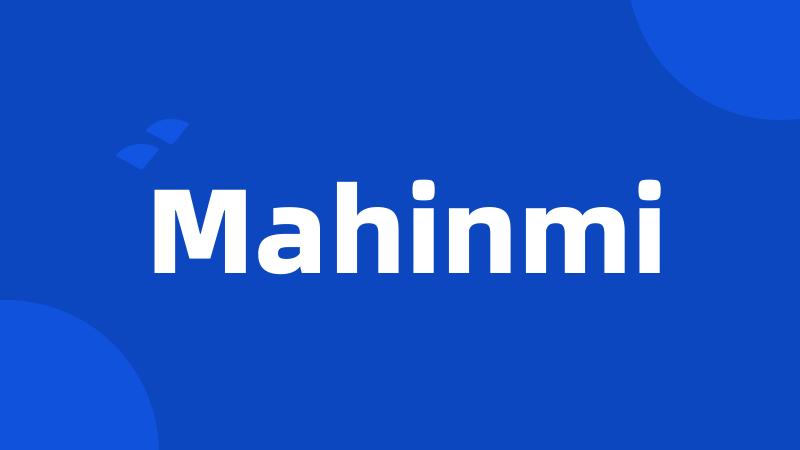 Mahinmi