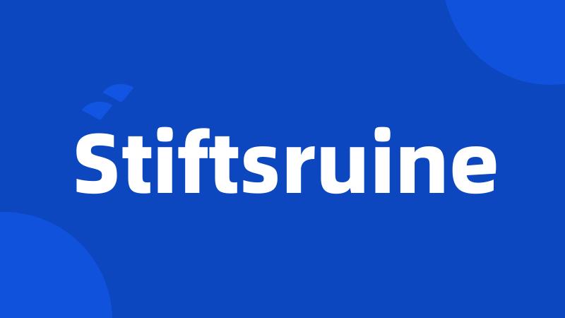 Stiftsruine