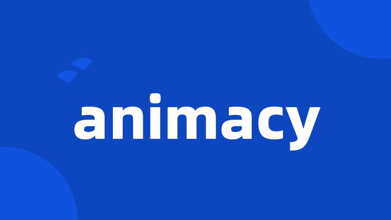 animacy