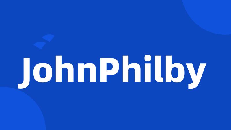 JohnPhilby