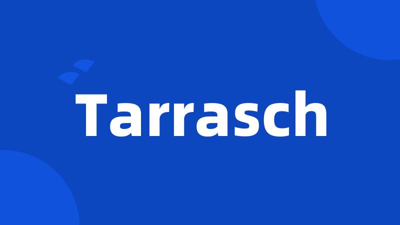 Tarrasch