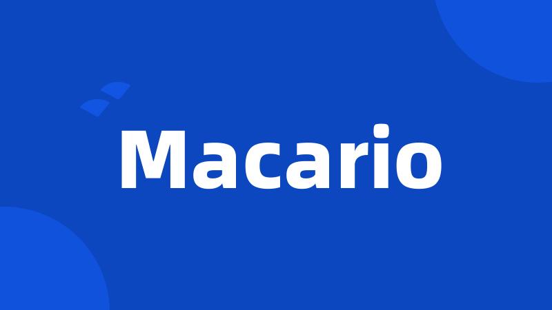 Macario