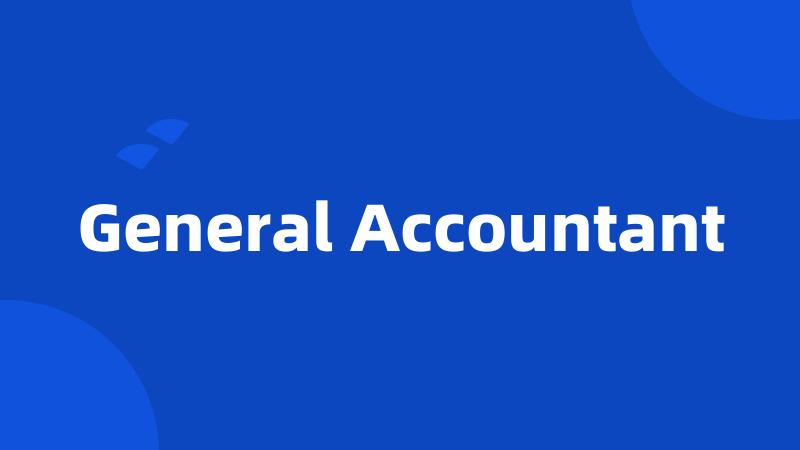 General Accountant