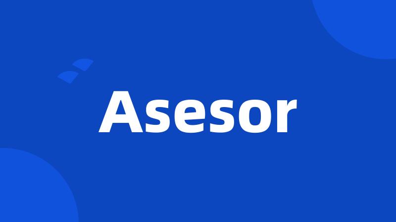 Asesor