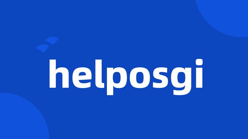 helposgi