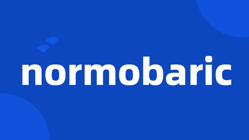 normobaric