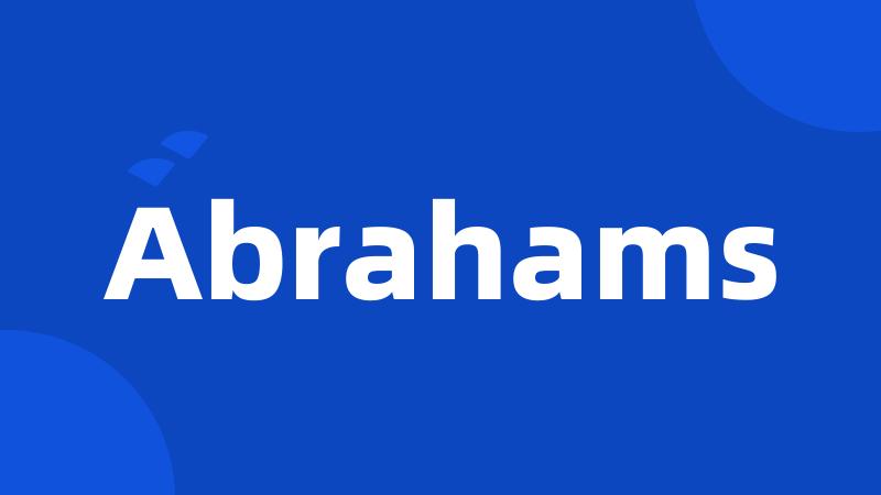 Abrahams