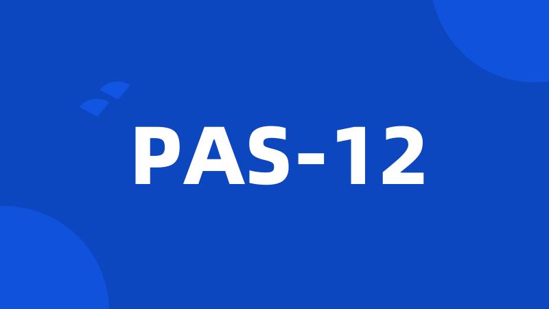 PAS-12