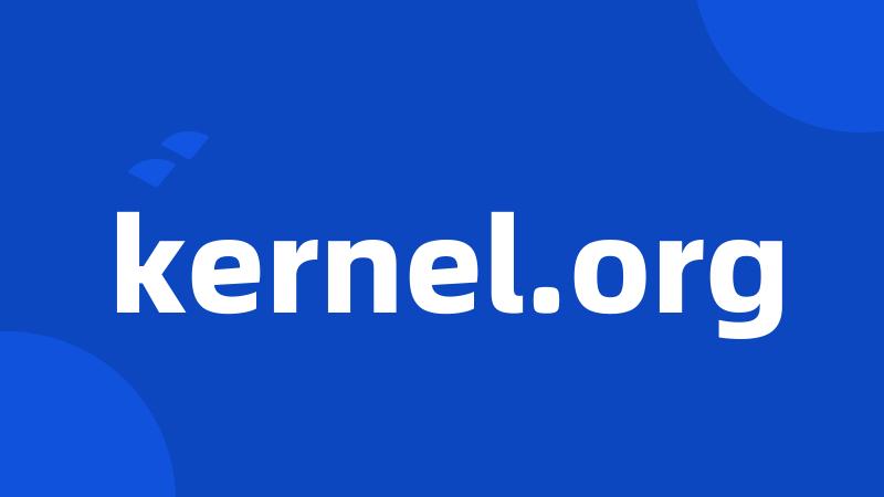 kernel.org