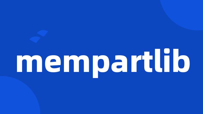 mempartlib