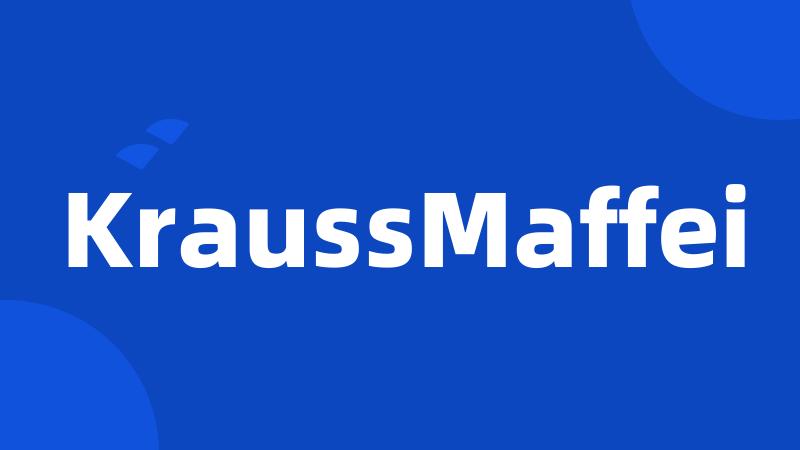 KraussMaffei