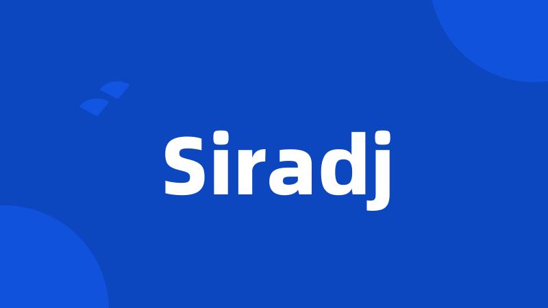 Siradj