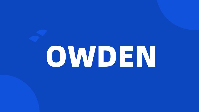 OWDEN