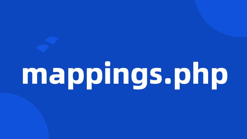 mappings.php