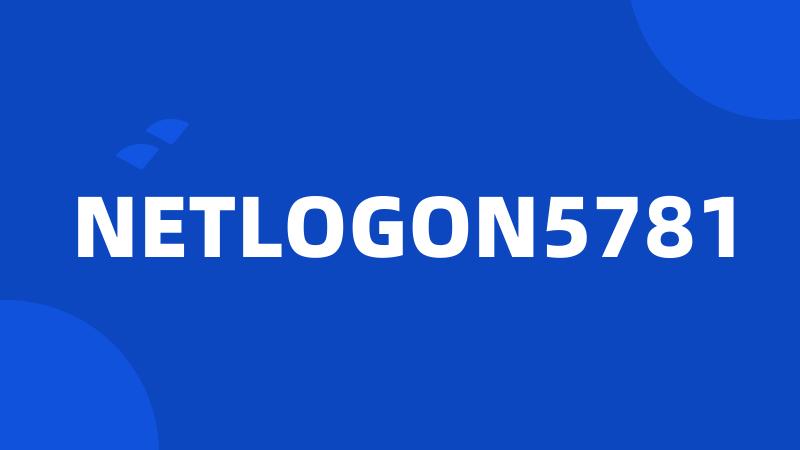 NETLOGON5781