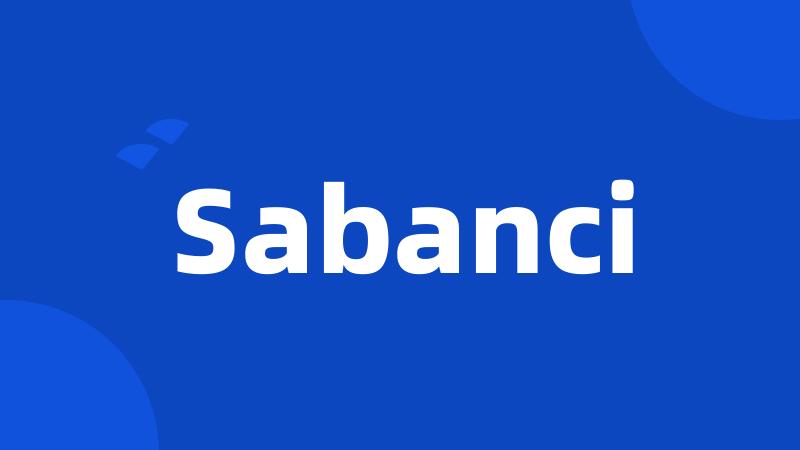 Sabanci