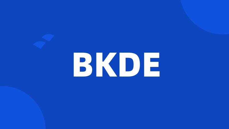 BKDE