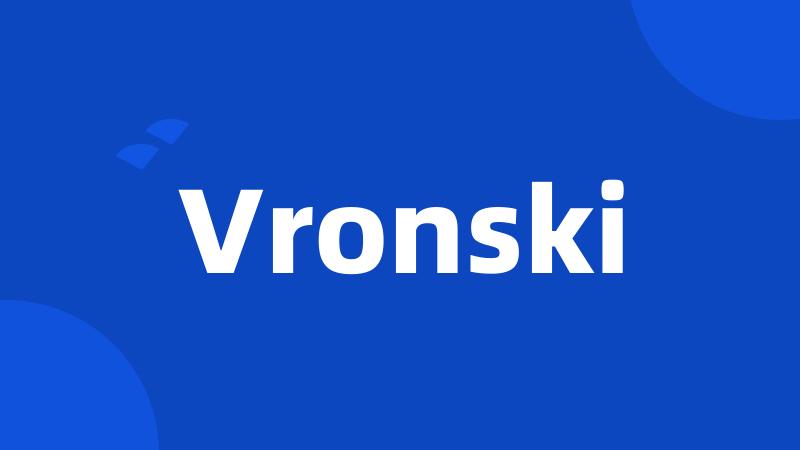 Vronski