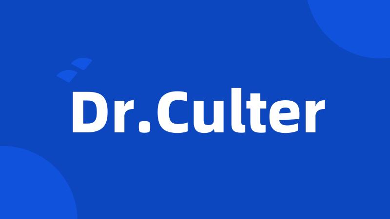 Dr.Culter