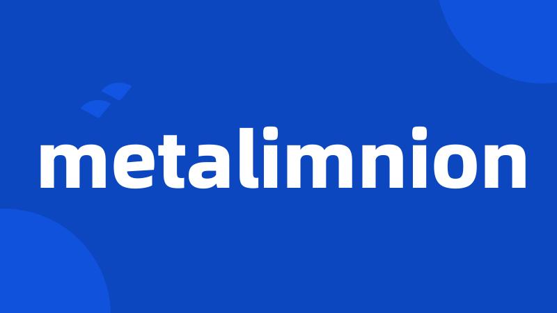 metalimnion