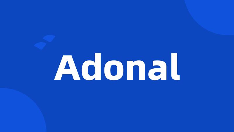 Adonal