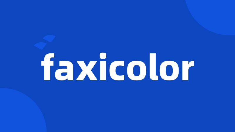 faxicolor