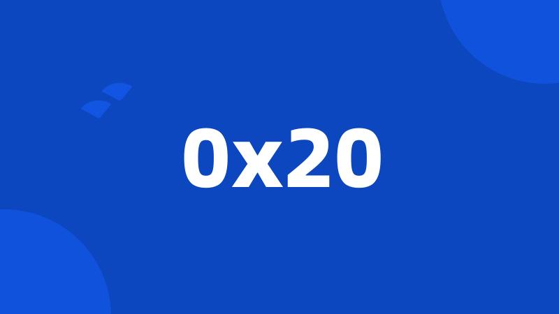 0x20