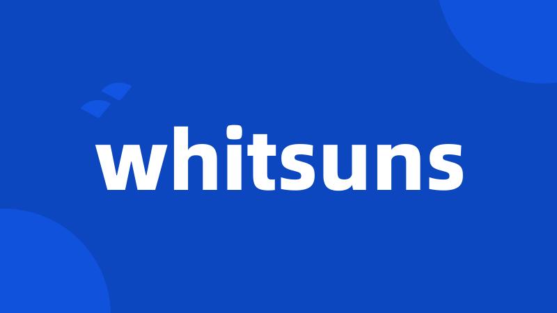 whitsuns