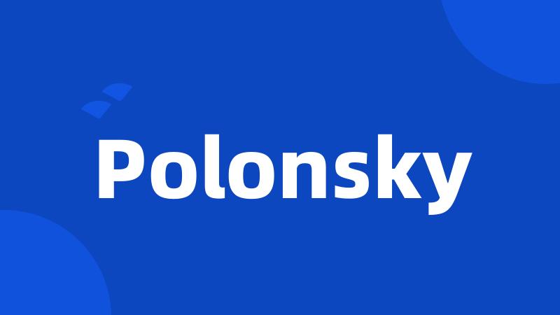 Polonsky