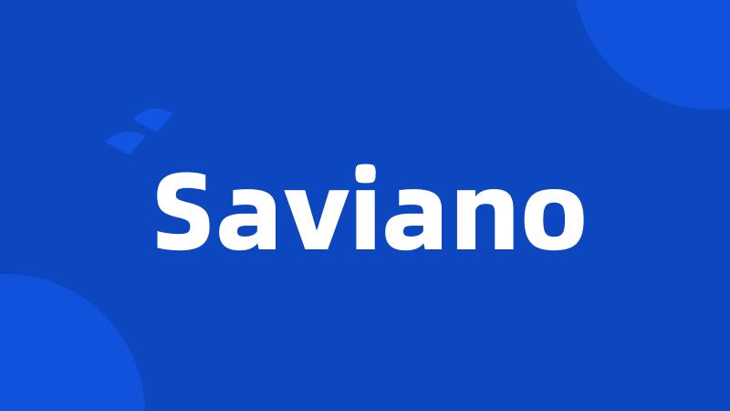 Saviano