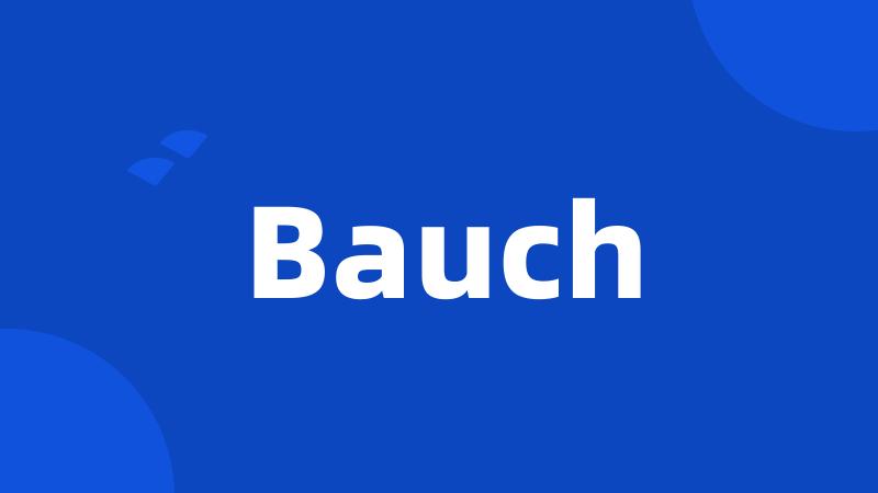 Bauch