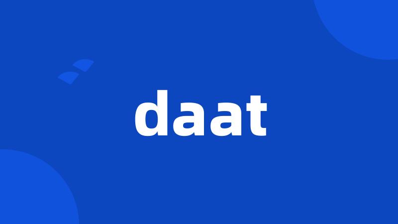 daat