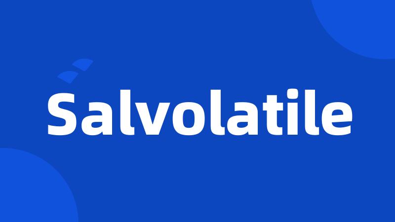 Salvolatile