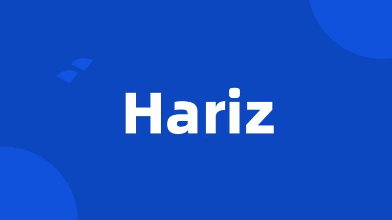 Hariz