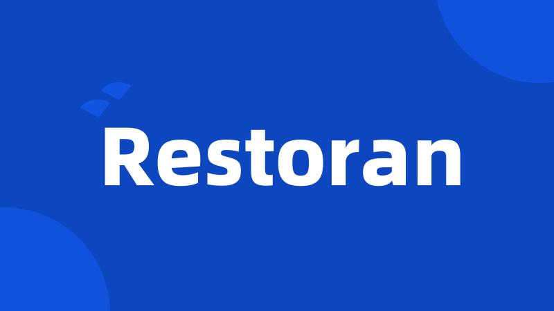 Restoran