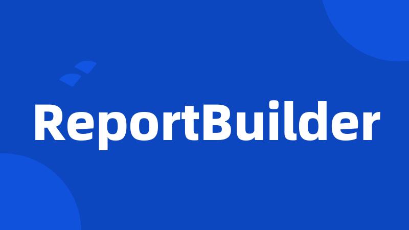 ReportBuilder