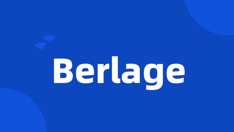 Berlage