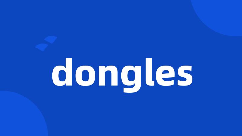 dongles