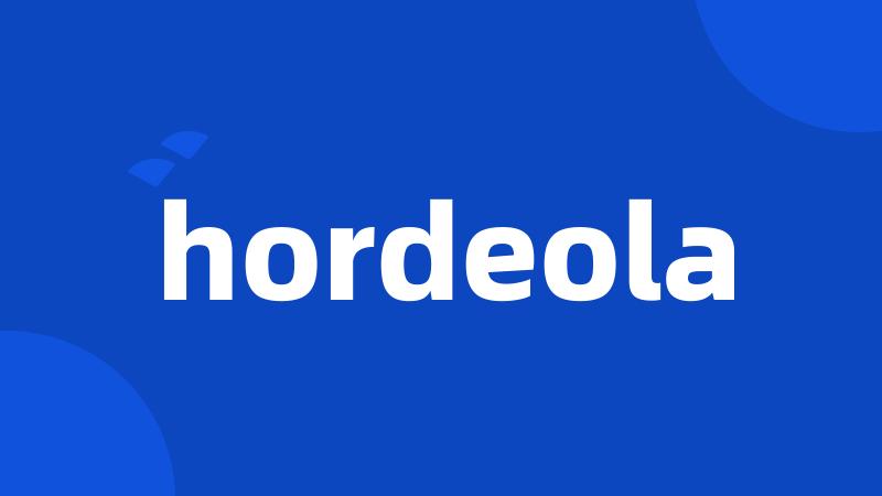 hordeola