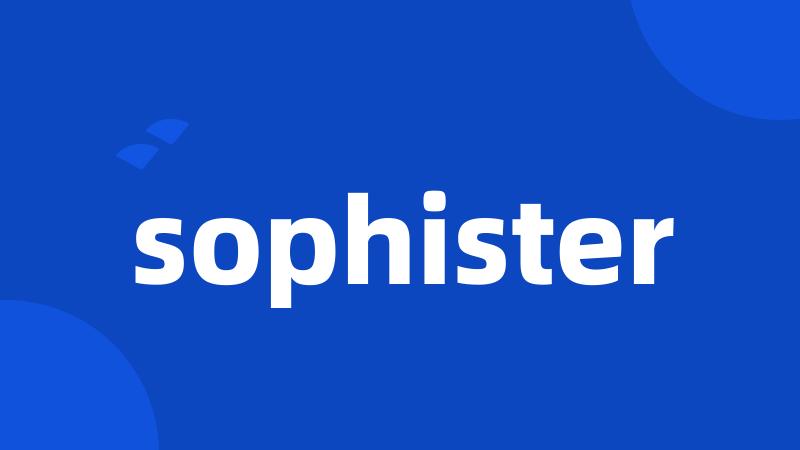 sophister