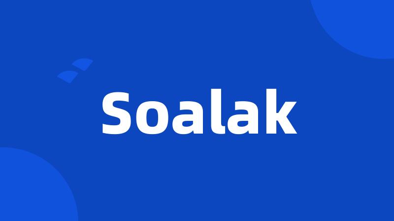 Soalak