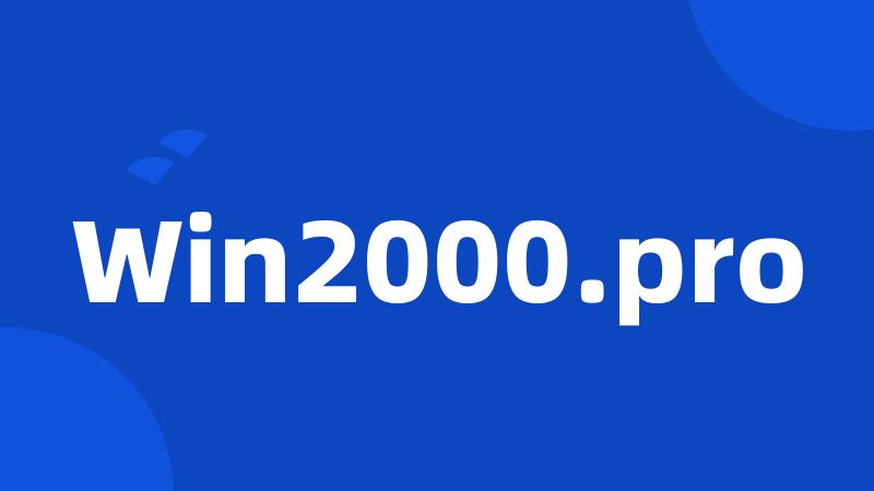 Win2000.pro