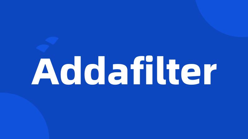 Addafilter