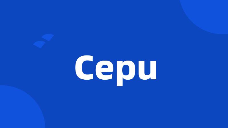 Cepu